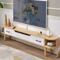 TV Table Unit for TVs, Wall Mounted TV Cabinet Floating TV Shelf Wall Shelf Entertainment Center Storage Cabinet Book Shelf Media Gaming TV Console Goods Rack Audio-visual Equipment Shelves 150cm