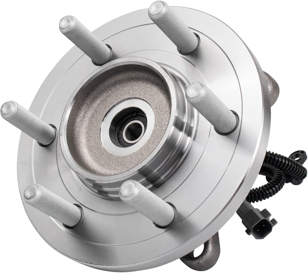TRQ Front Left and Right Wheel Bearing and Hub Assembly Set 2 Piece Compatible with 2017-2020 Ford F-150 Raptor