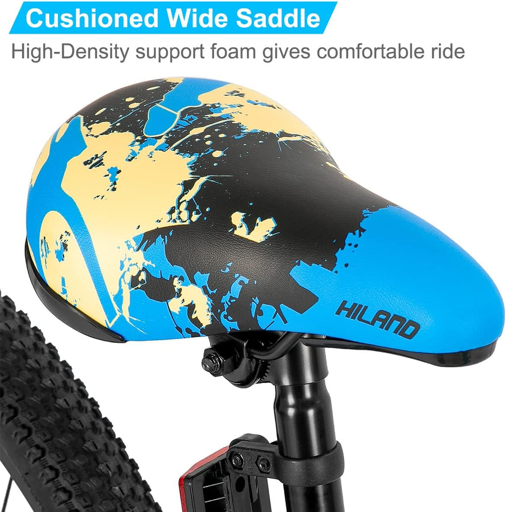 Hiland 24 26 inch BMX Bike for for Teen Bike and Adult Bikes, Beginner-Level BMX to Advanced Riders with 2 Pegs, Bicycles for Men and Women, Multiple Colors