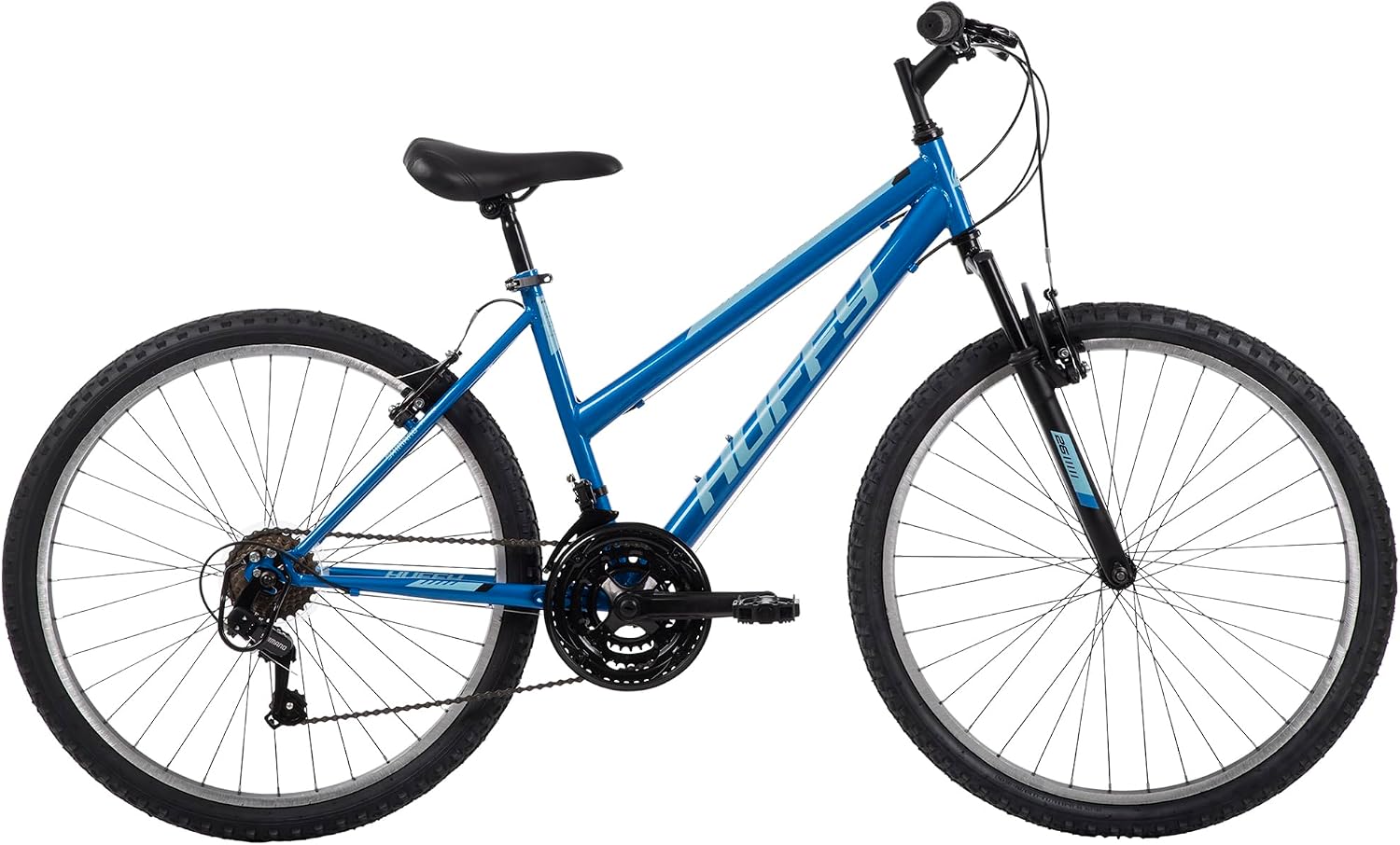 Huffy Stone Mountain Bike for Men and Women, 20'/24'/26', 6-Speed (20') or 21-Speed, Front or Dual Suspension (Varies), Multiple Colors, Adjustable Saddle, Shimano Equipped, All-Terrain Tires