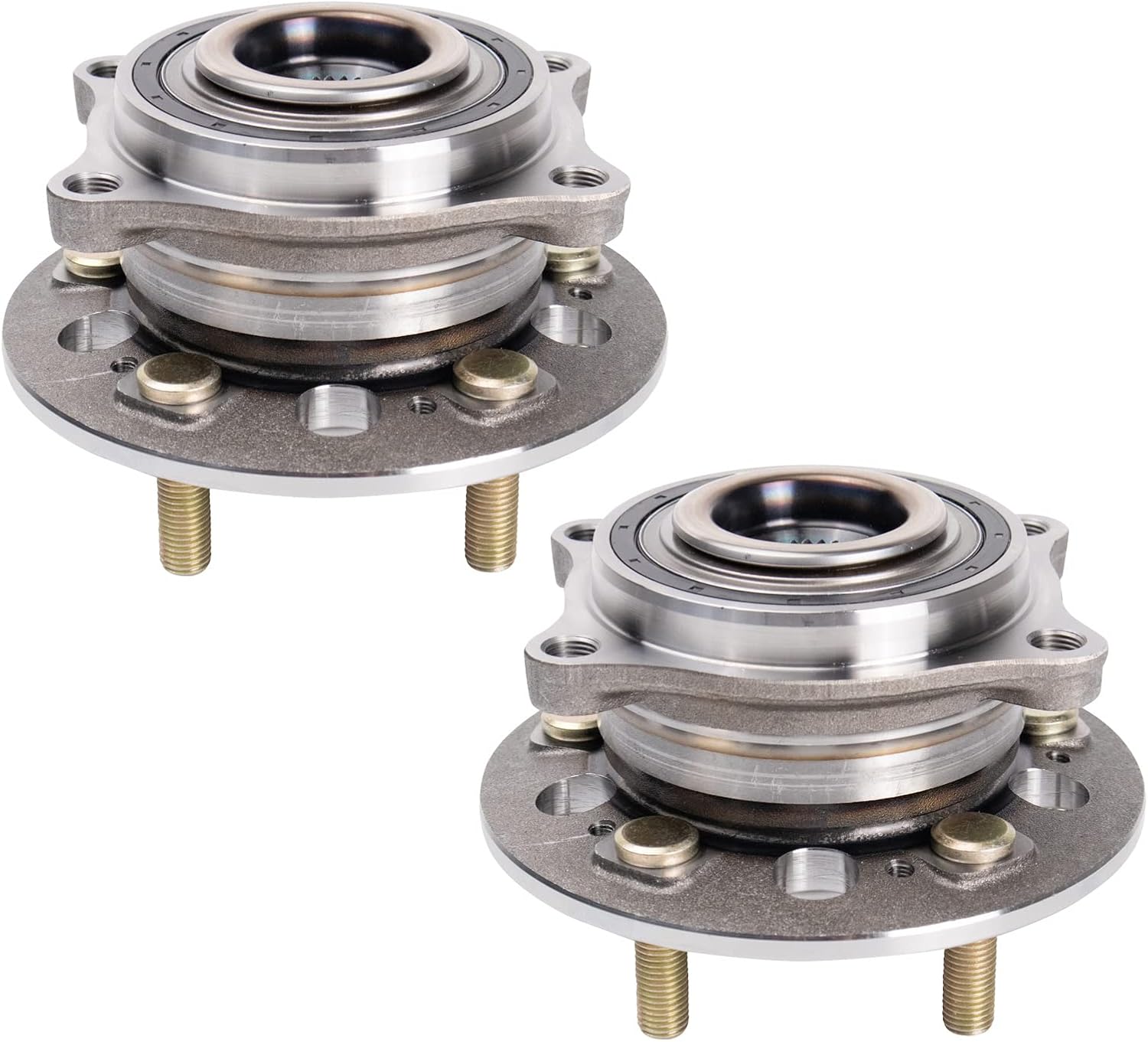 TRQ 2 Piece Front Wheel Bearing & Hub Assembly Set Compatible with 2018-2020 Genesis G80 2017-2019 G90