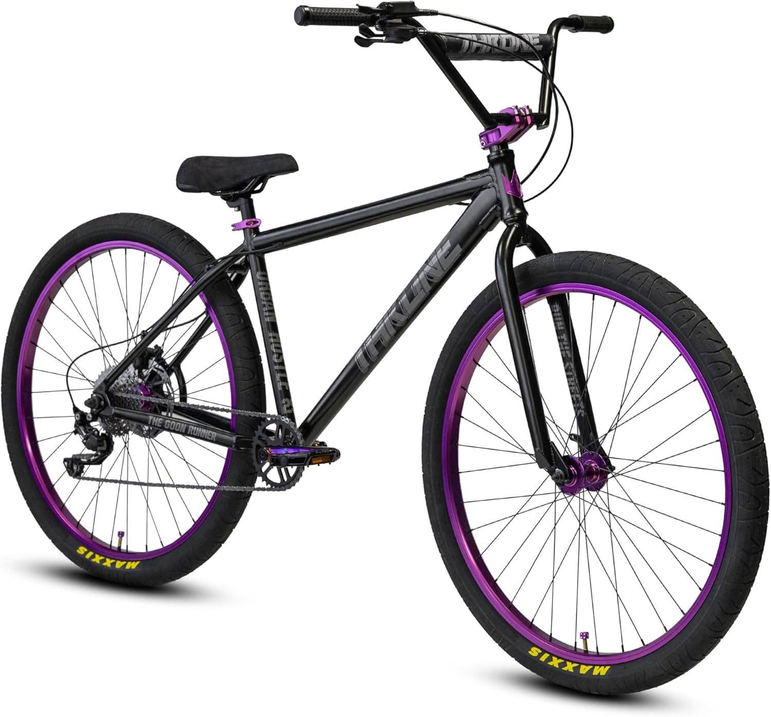Throne Cycles Goon 29er, DA Goon BMX Bike 24', 26', 27.5', 29' – Single Speed, Single Speed with Disk Brake & 10-Speed Options
