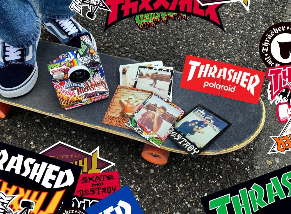 Polaroid Now 3rd Generation I-Type Instant Film Camera - Thrasher Edition - Camera Only No Film (9187)