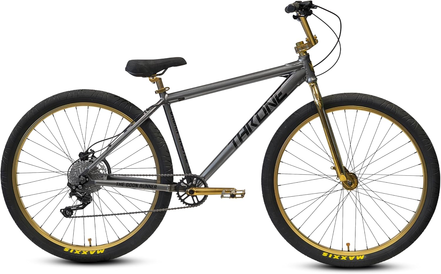 Throne Cycles Goon 29er, DA Goon BMX Bike 24', 26', 27.5', 29' – Single Speed, Single Speed with Disk Brake & 10-Speed Options