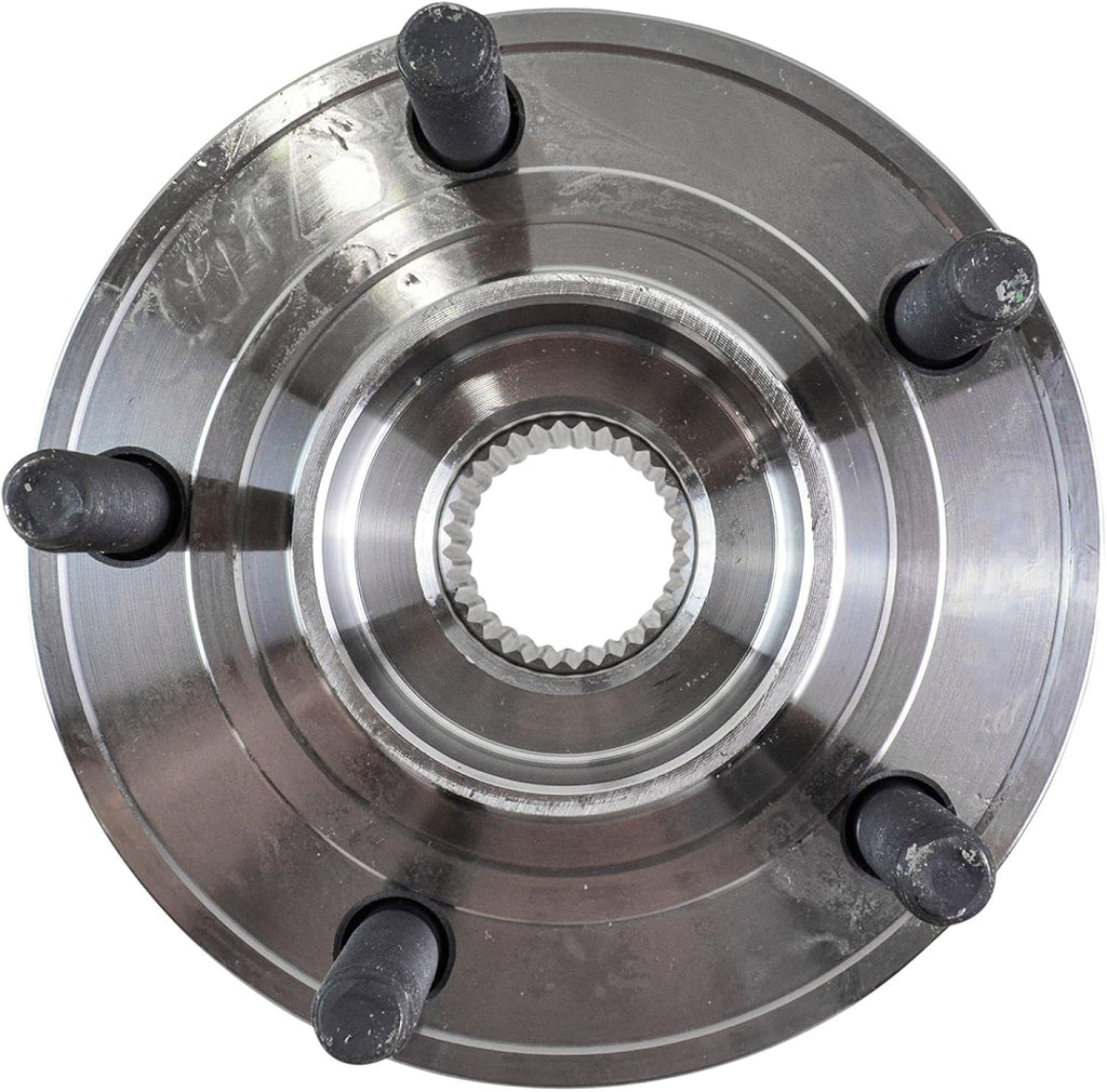 TRQ 2 Piece Wheel Bearing & Hub Assembly Set Compatible with 2011-2014 Chrysler 200 2007-2010 Sebring 2008-2014 Dodge Avenger