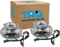 TRQ Front Driver and Passenger Side Wheel Bearing and Hub Assembly Set 2 Piece Compatible with 2015-2017 Ford Expedition Rear Wheel Drive 2015-2017 Lincoln Navigator Rear Wheel Drive