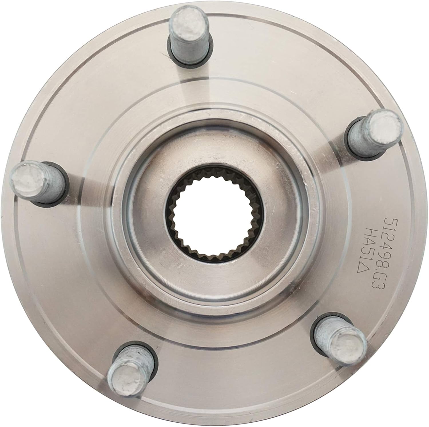 TRQ Front and Rear Wheel Bearing and Hub Assembly Set 4 Piece Compatible with 15-20 Ford Fusion Drive 14 Fusion Drive 15-16 Lincoln MKZ Drive