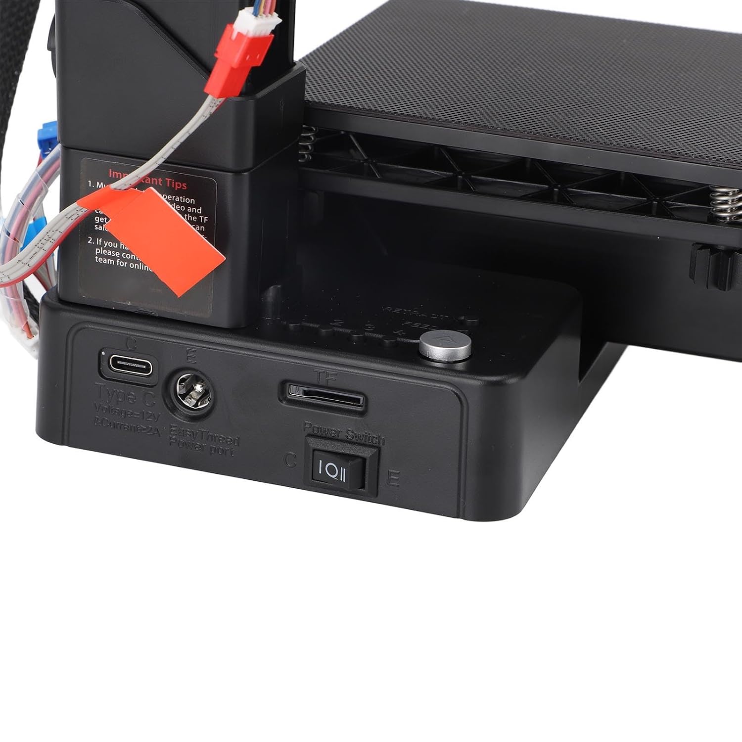 High Accuracy 3D Printer, Beginner Friendly, Compact Size, Fast Heating, Educational Tool, Robust ABS Material, Small 3D Printer with 100x100x100mm Printing Size (Black)