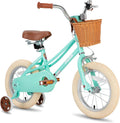 JOYSTAR Girls Bike for 2-12 Years Old Toddlers and Kids, 12' 14' 16' 18' 20' Retro Style Kids Bike with Training Wheels, 18 20 Inch Children Bicycle with Kickstand