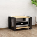 2/3/4/5-Tier Audio/Video Component Cabinet Media Stand CD Player Stand Stereo Equipment Storage Rack with Height Adjustable Wooden Shelf for Home/Offi(A-2-Tier)