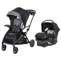 Baby Trend Sit N' Stand 5 in 1 Shopper Stroller with Canopy and Storage Basket, EZ Lift Plus Lightweight Infant Car Seat for Babies, Stormy