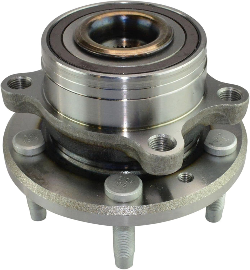 TRQ Front and Rear Wheel Bearing and Hub Assembly Set 4 Piece Compatible with 2011-2012 Ford Explorer 2013-2019 Explorer Police Package Steel Wheels 2013-2019 Police Interceptor Utility