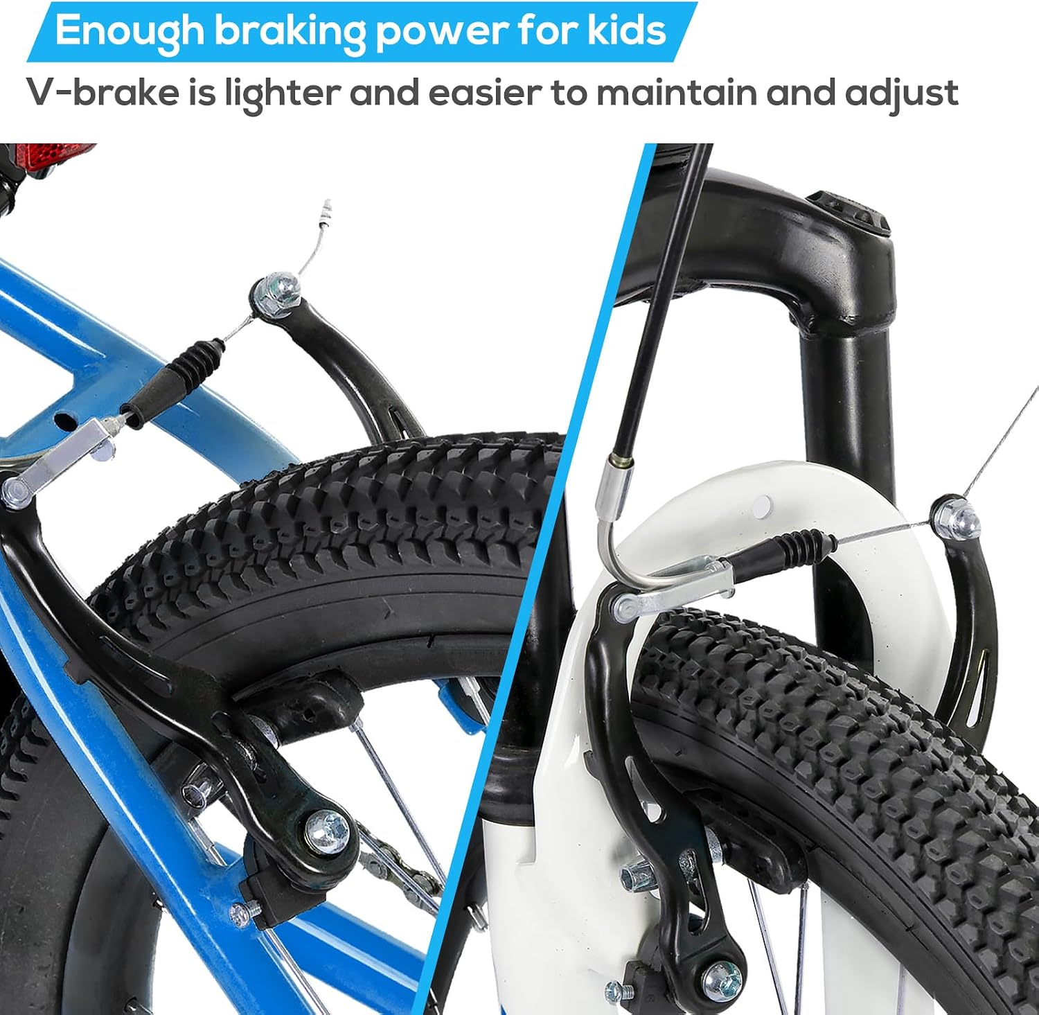 Hiland 20 24 Inch Mountain Bike for Kids Age 5 + Year Old, Front Suspension Fork Kids' Bicycles for Boys Girls Multiple Colors