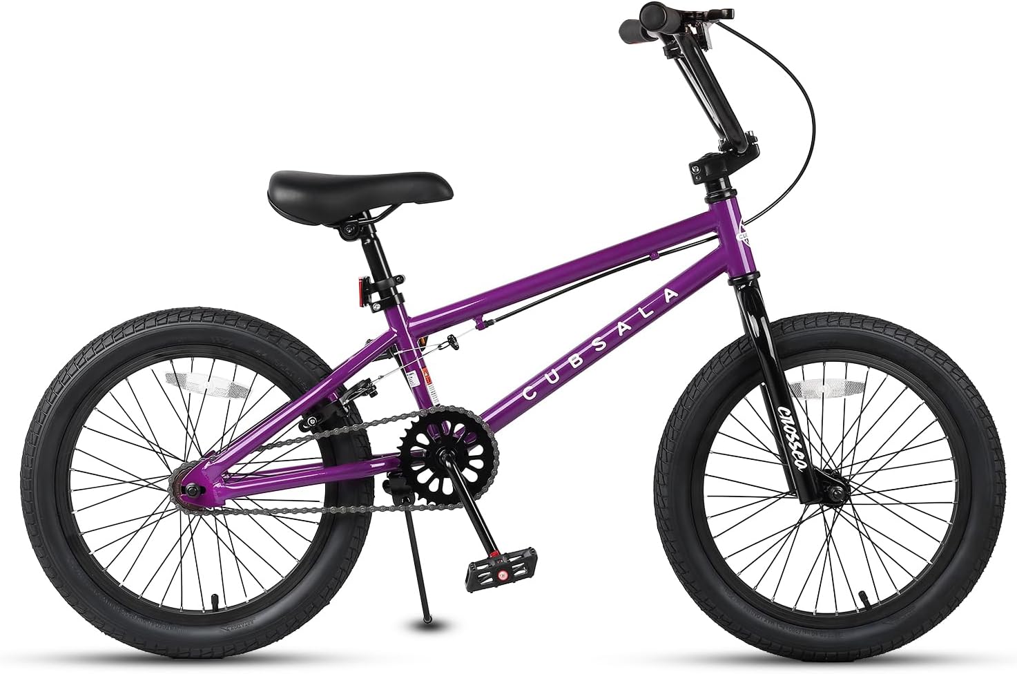 cubsala Freestyle BMX Bike, 18 20 Inch Kids Bicycle for 5-13 Years Old Kids and Beginner Level Rider, Multiple Colors