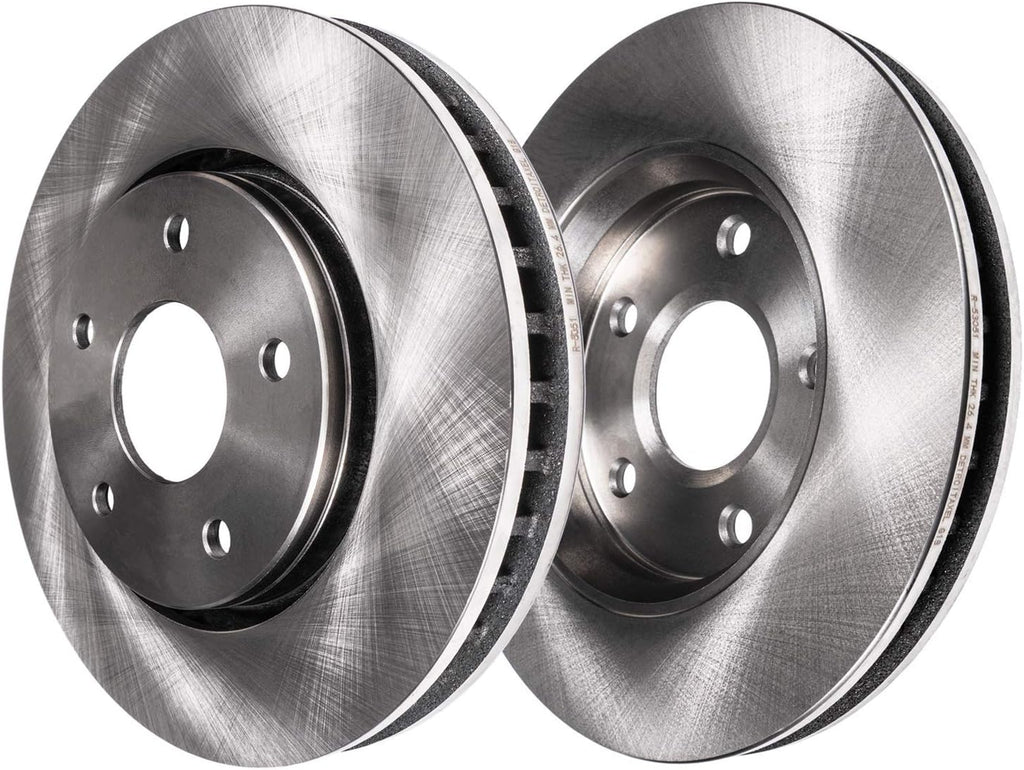 Detroit Axle - Brake Kit for 2002 2003 2004 Honda CR-V 5 LUG Disc Brake Rotors Ceramic Brakes Pads Front & Rear Replacement