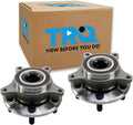 TRQ Front Left and Right Wheel Bearing and Hub Assembly Set 2 Piece Compatible with 2017-2021 Honda Civic Type R 2021 Civic Type R Limited Edition