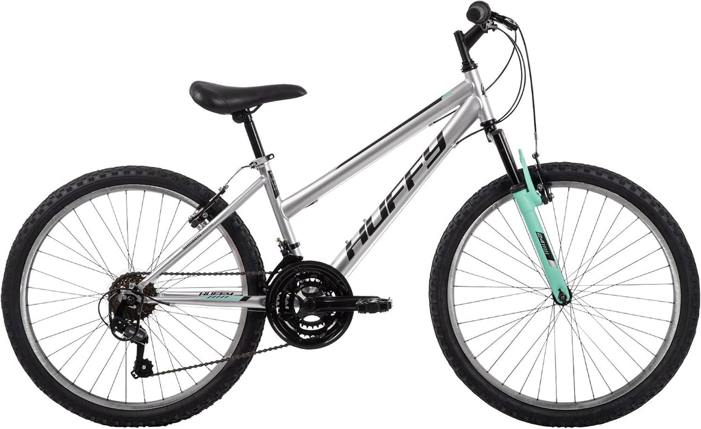 Huffy Stone Mountain Bike for Men and Women, 20'/24'/26', 6-Speed (20') or 21-Speed, Front or Dual Suspension (Varies), Multiple Colors, Adjustable Saddle, Shimano Equipped, All-Terrain Tires
