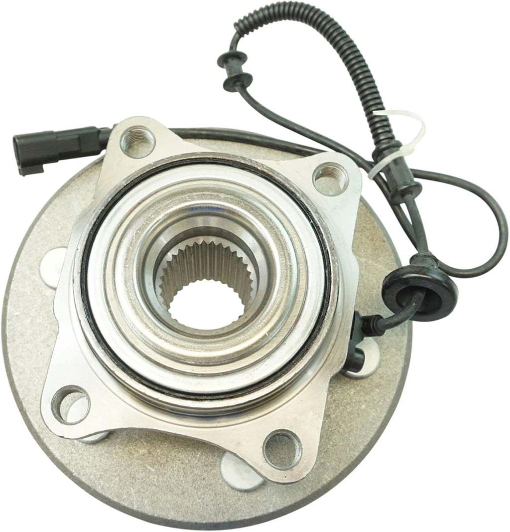 TRQ 2 Piece Rear Wheel Bearing & Hub Assembly Set Compatible with 2011-2014 Ford Expedition Lincoln Navigator