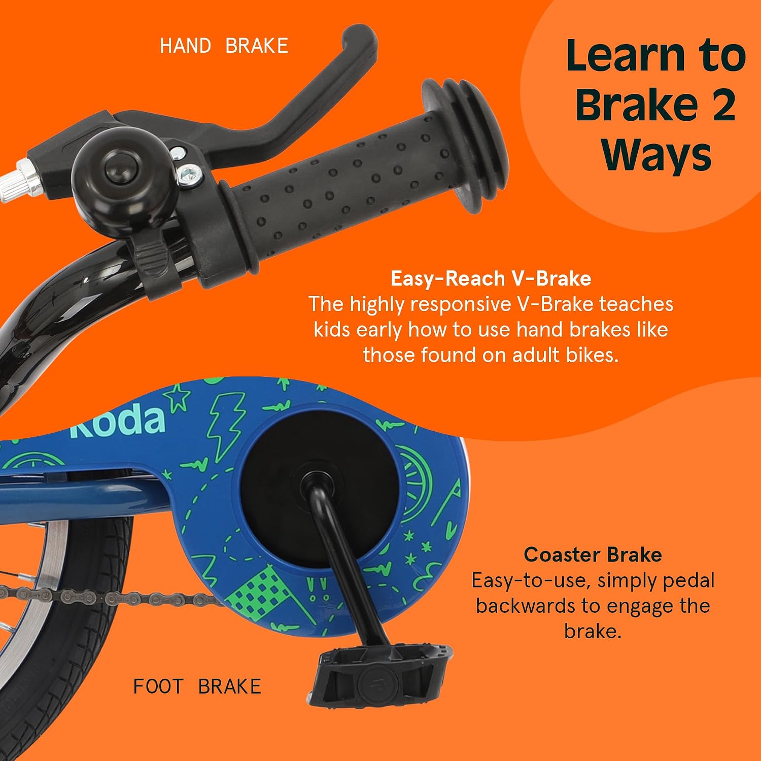 Retrospec Koda Plus Kids Bike for Boys & Girls Ages 4-6 Years - Children's Bicycle, Adjustable Seat & Handlebars