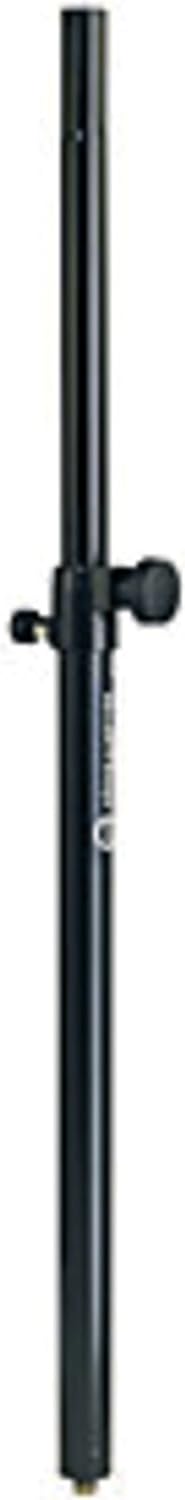 K&M König & Meyer 21337.000.55 Music Stand Distance Rod Extension | Satellite Speaker Connection | 1.378' Tube Threaded M20 Bolt | Supports 77 lbs. | Adjustable Height | German Made Black