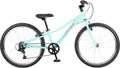 Retrospec Dart Kids Bike - 7-Speed Hybrid Bicycle for Ages 6-11 with 29in All-Season Tires & Shock Absorption - Adjustable Height Youth Bike with V-Brakes & Smooth Gear Shifting