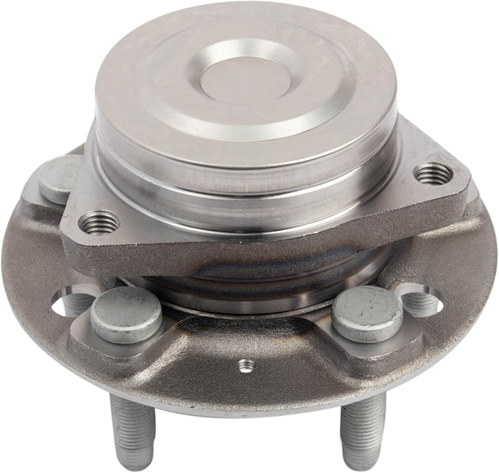 TRQ 2 Piece Front Wheel Bearing & Hub Assembly Set Compatible with 2014-2016 Cadillac CTS