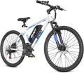 QNUT Electric Bike for Adults with Peak 1000W Motor 26' Victor Mountain Lightweight Ebike, 10.4Ah/7.8Ah Removable Battery Up to 40-60 Miles, 22MPH E Bike Commuter E-MTB for Teens, UL 2849 Certified