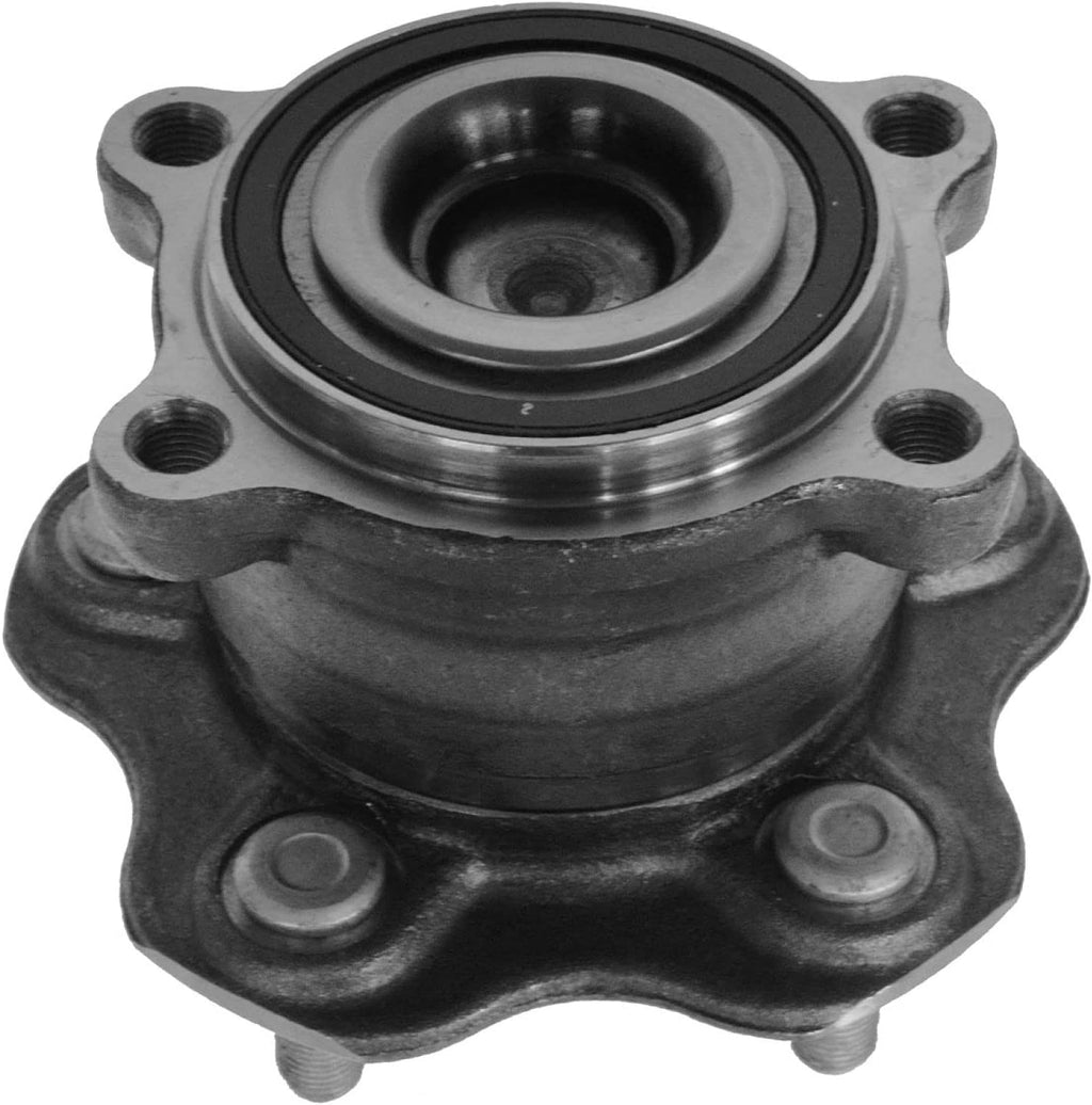 TRQ Front and Rear Wheel Bearing and Hub Assembly Set 4 Piece Compatible with 10-12 Nissan Altima SR 13-18 Altima 09-14 Maxima 16-20 Maxima 2021 Maxima to 9-30-20 Production Date 13-20 Pathfinder FWD