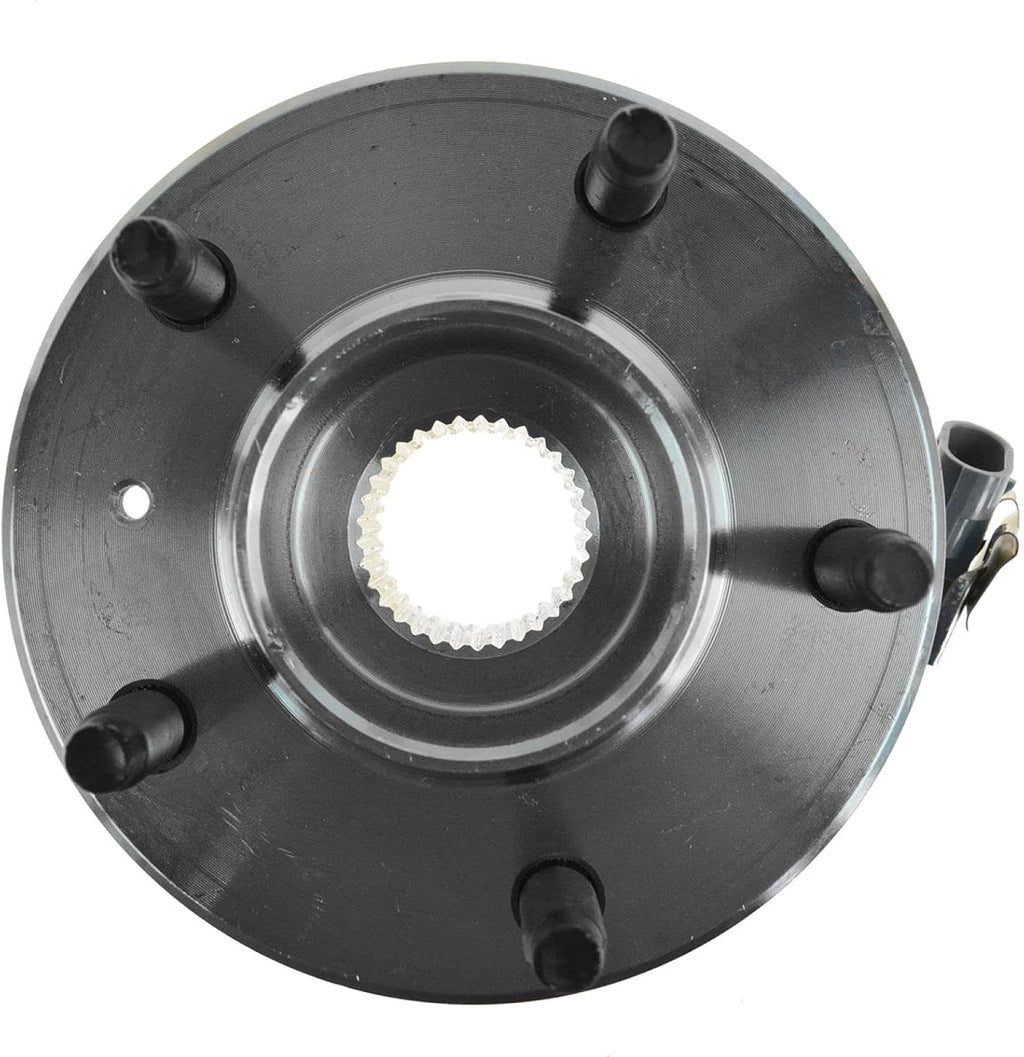 TRQ 2 Piece Front Rear Wheel Bearing & Hub Assembly Set Compatible with 2002 Buick Rendezvous 2005 Terraza Chevrolet Uplander Venture 2002-2004 Oldsmobile Silhouette 2001-2005 Pontiac Aztek Montana S