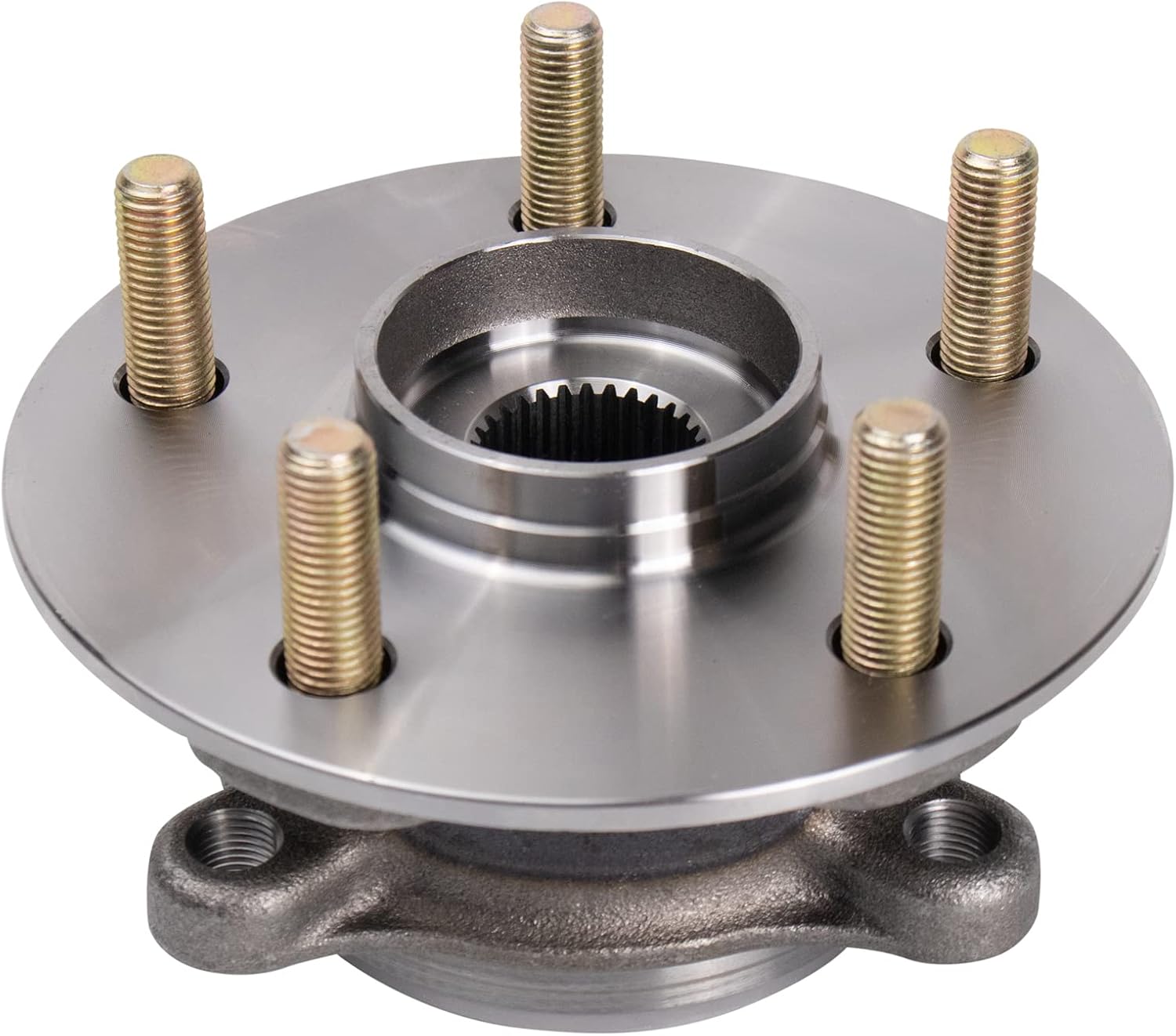 TRQ Front Left and Right Wheel Bearing and Hub Assembly Set 2 Piece Compatible with 2016-2022 Lexus RX350 2016-2022 RX450h 2018-2022 RX350L 2018-2022 RX450hL 2019-2023 Lexus ES350 2019-2023 ES300h