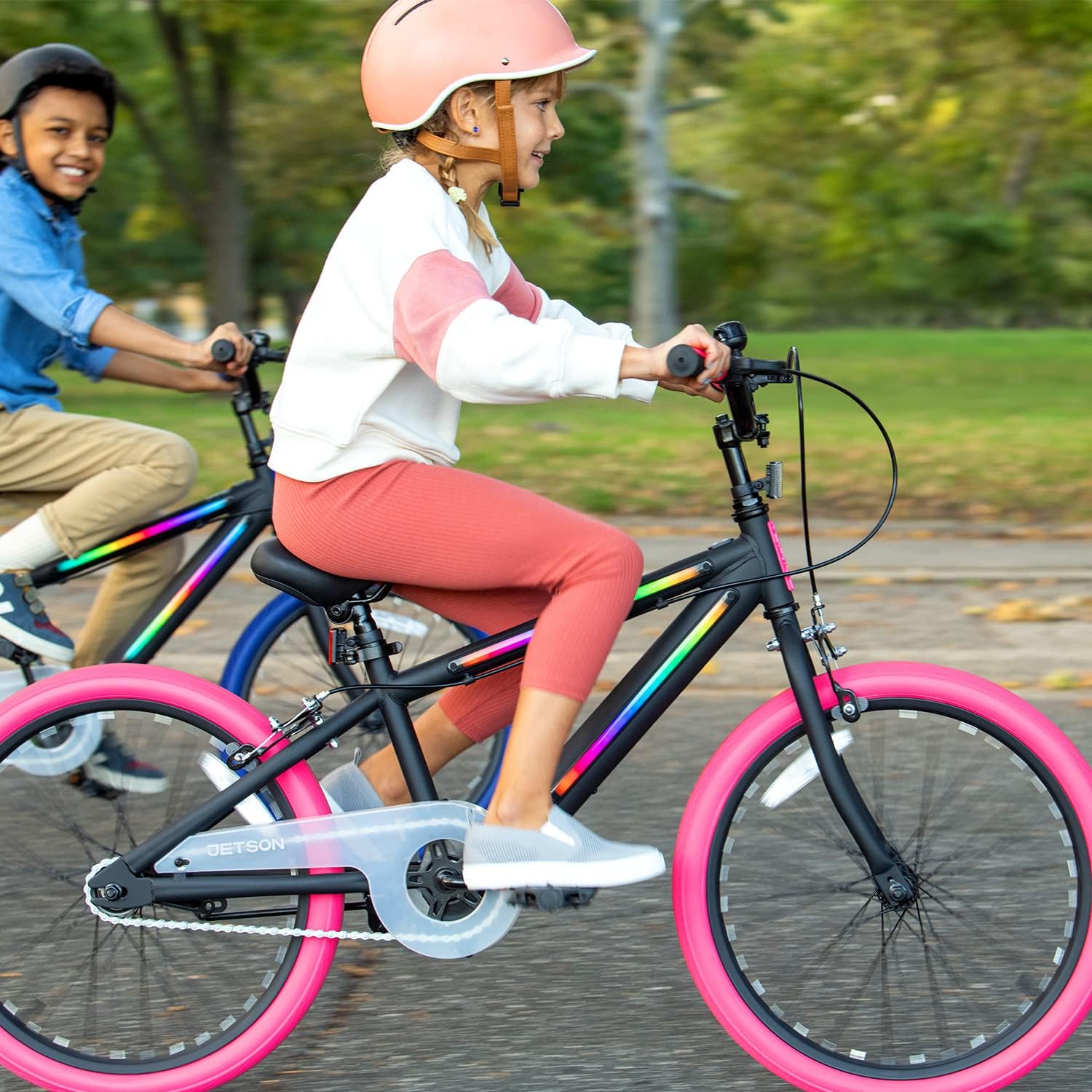 Jetson Light Rider Kids' Light-up Unisex Bike, LED Light-up Frame, 3 Different Light Modes