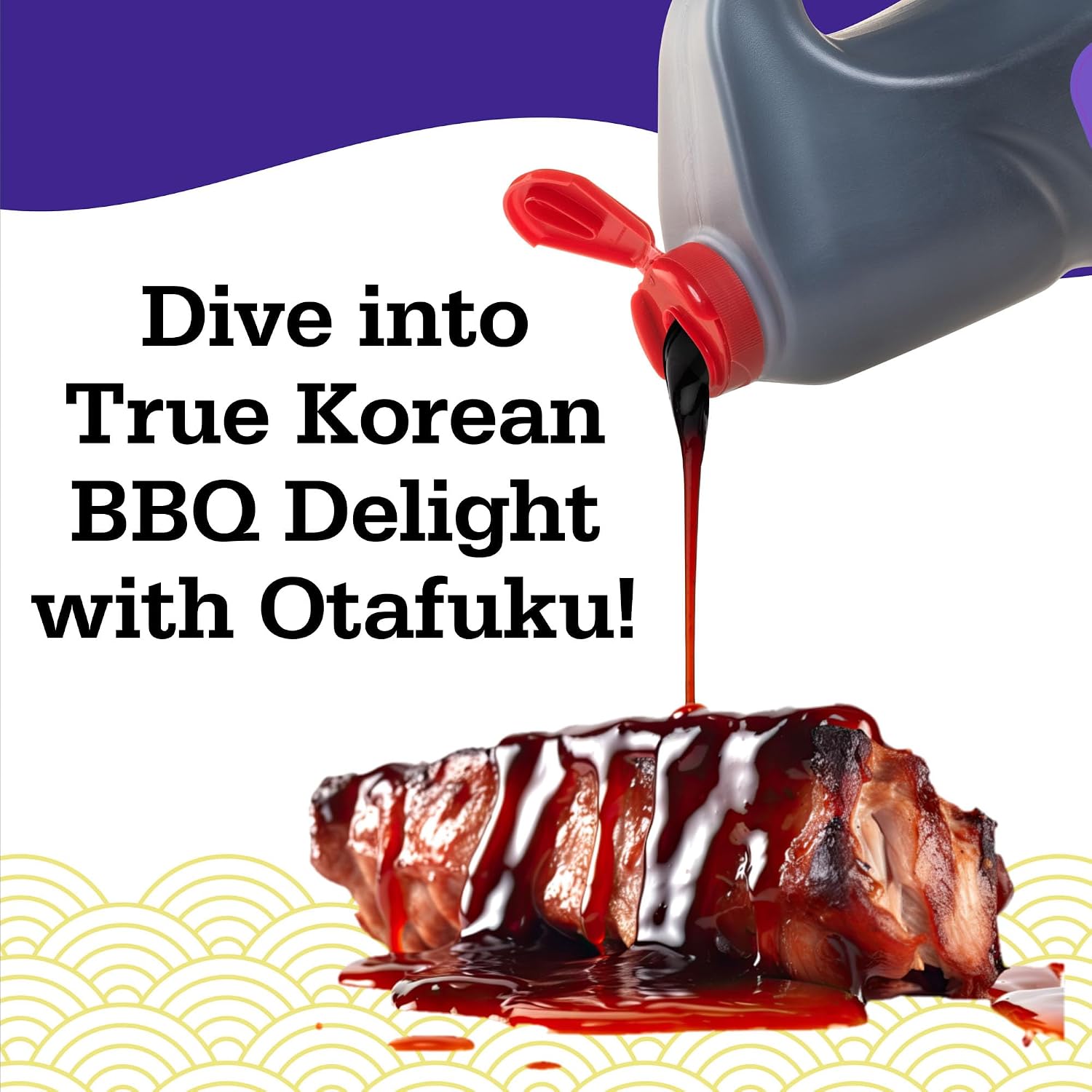 Otafuku Korean BBQ Bulgogi Sauce Marinade, Restaurant Bulk Size - 83.2 Ounces (1/2 Gallon) - Pack of 6