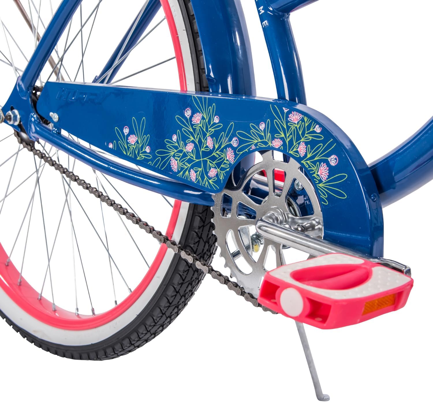 Huffy Cruiser Bike, Fairmont or Woodhaven Model, 20/24/26 Inch Sizes, Perfect for Casual Rides, Ergonomic Design, Rear Rack and Basket on Woodhaven Model, Simple Coaster Brakes, Multiple Color Options