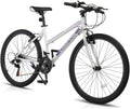 CamPingSurvivals 20/24/26 Inch Mountain Bike for Men/Women, Adult Bicycle with Professional 7 or 21 Speed Shifting, Double Shock Effect, Comfort Saddle and Pretty Look