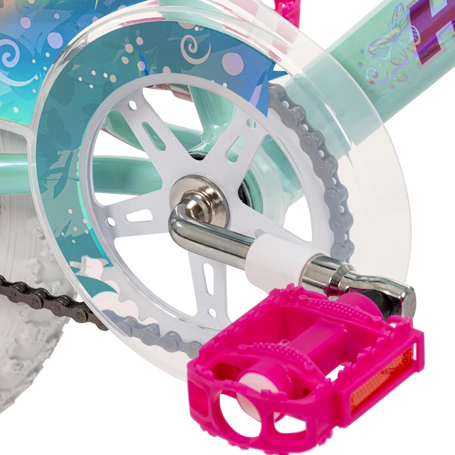 Huffy Illuminate Bike for Girls, 12/16/20 Inch Size Options, Ages 3+ Years Old, Removable Training Wheels (12' and 16' Only), Multiple Color Options, Easy Assembly, Adjustable Seat, Durable
