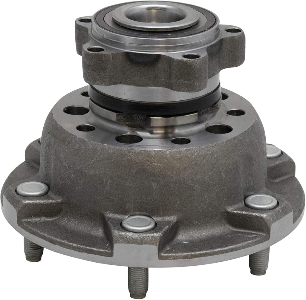 TRQ 2 Piece Front Wheel Bearing & Hub Assembly Set with ABS Sensor Compatible with 2015 Ford Transit-250 2015-2017 Transit-350 2015-2018 Transit-350 HD