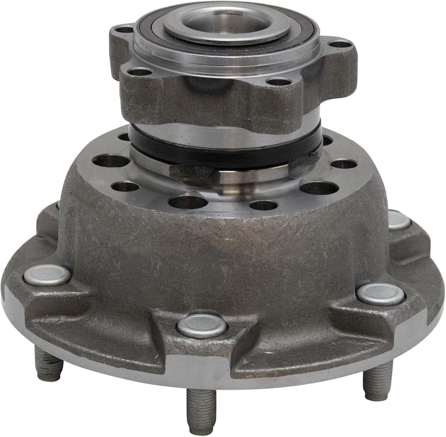 TRQ 2 Piece Front Wheel Bearing & Hub Assembly Set with ABS Sensor Compatible with 2015 Ford Transit-250 2015-2017 Transit-350 2015-2018 Transit-350 HD