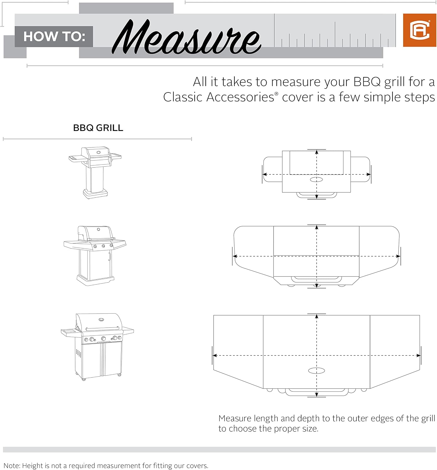 Classic Accessories Ravenna Water-Resistant 58 Inch BBQ Grill Cover and 108 Inch Rectangular/Oval Patio Table & Chair Set Cover Bundle