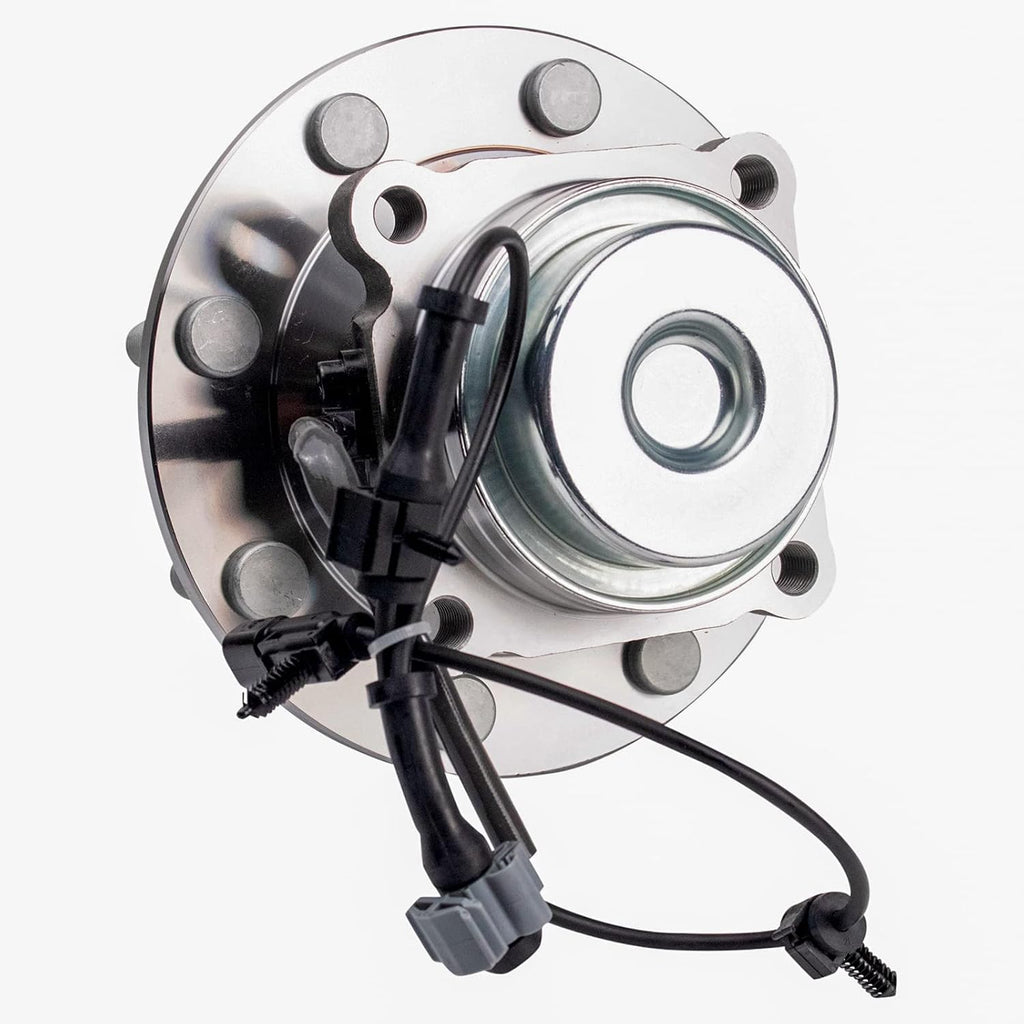 TRQ Front Wheel Bearing and Hub Assembly Set 2 Piece Compatible with 18-21 Chevrolet Express 3500 14040LB GVW 18-19 Express 4500 14040LB GVW 18-21 GMC Savana 3500 14040LB GVW 2019 Savana 4500 14040LB