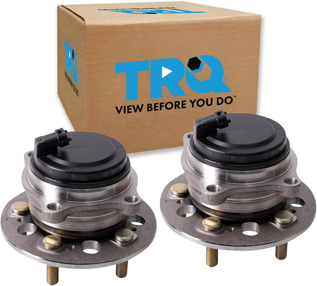 TRQ 2 Piece Wheel Bearing & Hub Assembly Set Compatible with 2018-2020 Genesis G80 2017-2019 G90
