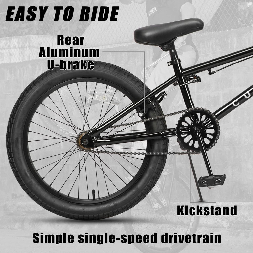 cubsala Freestyle BMX Bike, 18 20 Inch Kids Bicycle for 5-13 Years Old Kids and Beginner Level Rider, Multiple Colors