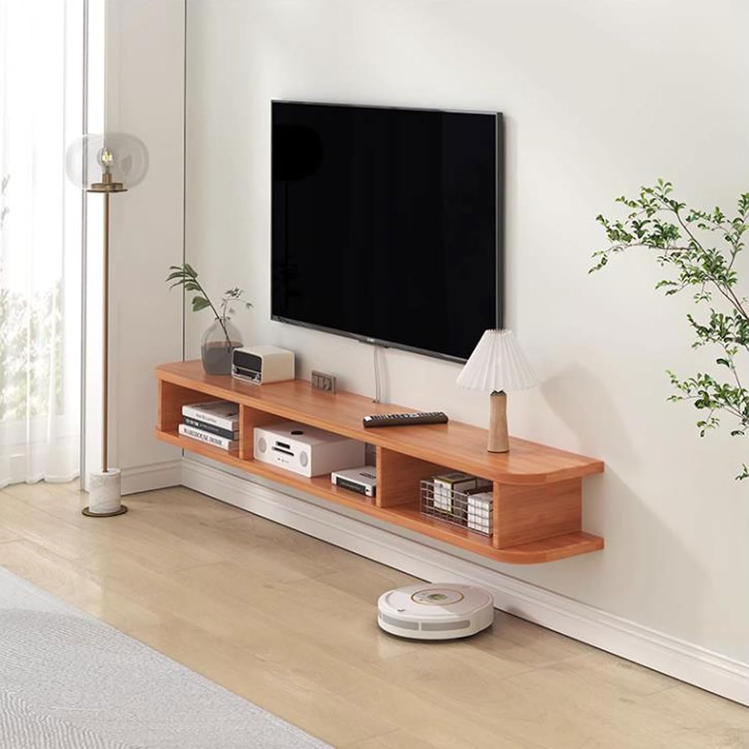 Wall Shelf Wall mounted TV Cabinet Floating Shelf TV Console Audio-visual Equipment Shelves Office Storage Cabinet Book Shelf Gaming Shelf Entertainment Unit TV Stand Wall Mount Corner Shelves