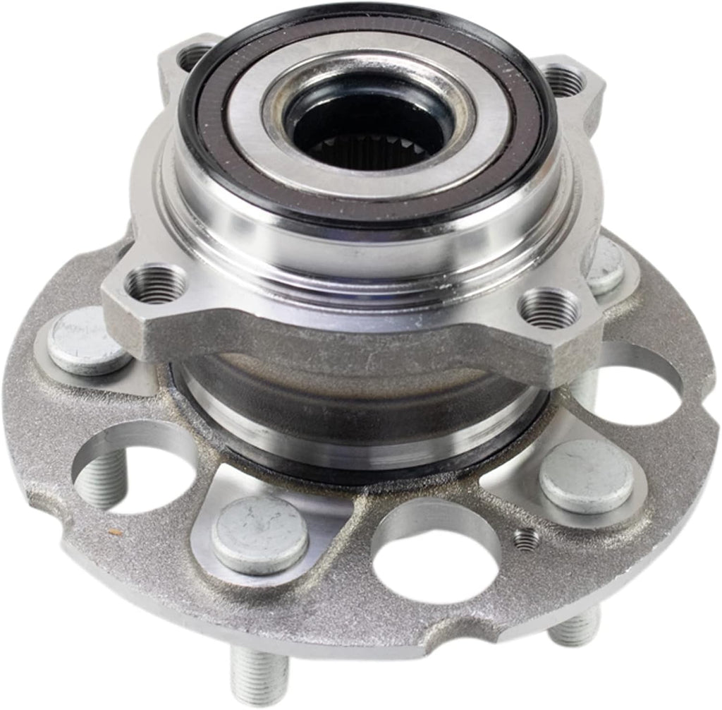 TRQ Rear Left and Right Wheel Bearing and Hub Assembly Set 2 Piece Compatible with 2015-2020 Acura TLX SH-AWD