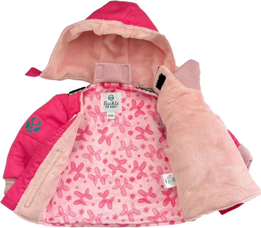 Buckle Me Baby Winter Coat | Toastiest Car Seat Jacket for Boys and Girls - Featured on Shark Tank 6 Months - 6 Years