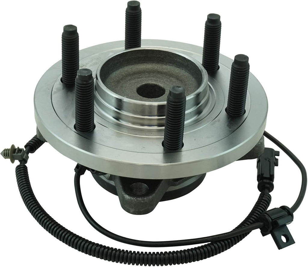 TRQ Front Driver and Passenger Side Wheel Bearing and Hub Assembly Set 2 Piece Compatible with 11-14 Ford F-150 RWD 6 Lug Wheels 11-14 Expedition RWD 11-14 Lincoln Navigator RWD