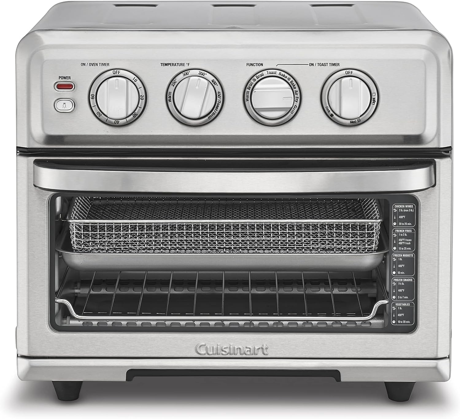 BLACK+DECKER 1000W Over The Range Microwave with Cuisinart 1800W Air Fryer Toaster Oven with Bake, Broil & Grill