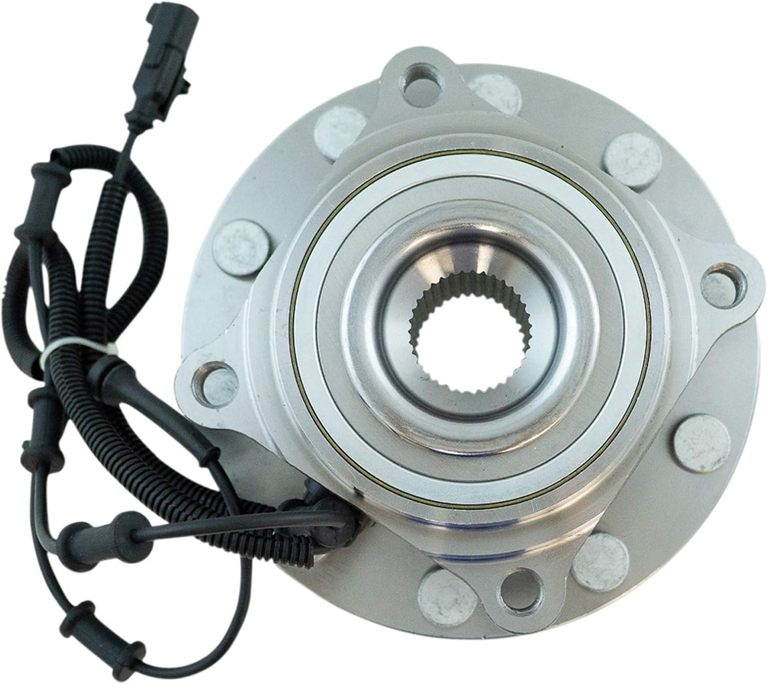 TRQ Front Driver and Passenger Side Wheel Bearing and Hub Assembly Set 2 Piece Compatible with 2008-2010 Dodge Ram 4500 2008-2010 Ram 5500 2011-2018 Ram 4500 2011-2018 5500