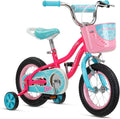 Schwinn Elm Bike, 12 Inch Bike for Kids Ages 2-4, SmartStart Ergonomic Design for Kids, Adjustable Seat Grows with your Child, Rear Coaster Brake and Front Caliper Brake, Training Bicycle