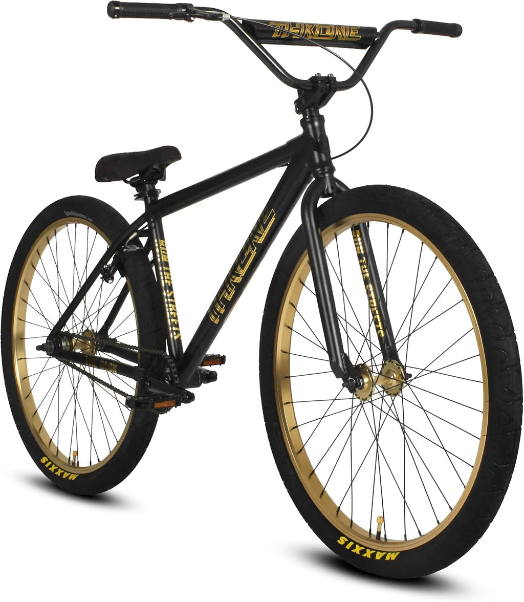 Throne Cycles Goon 29er, DA Goon BMX Bike 24', 26', 27.5', 29' – Single Speed, Single Speed with Disk Brake & 10-Speed Options