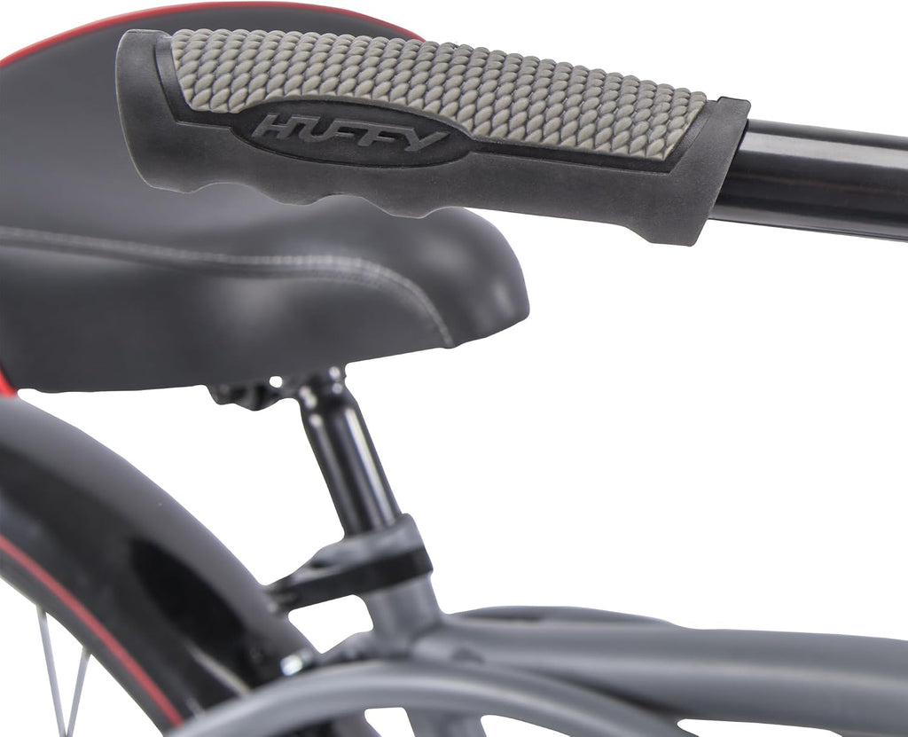 Huffy Cruiser Bike, Fairmont or Woodhaven Model, 20/24/26 Inch Sizes, Perfect for Casual Rides, Ergonomic Design, Rear Rack and Basket on Woodhaven Model, Simple Coaster Brakes, Multiple Color Options